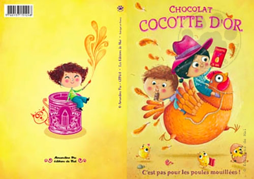 CP ILLUSTRATION AMANDINE PIU Chocolat Chouchar Edit de Mai 